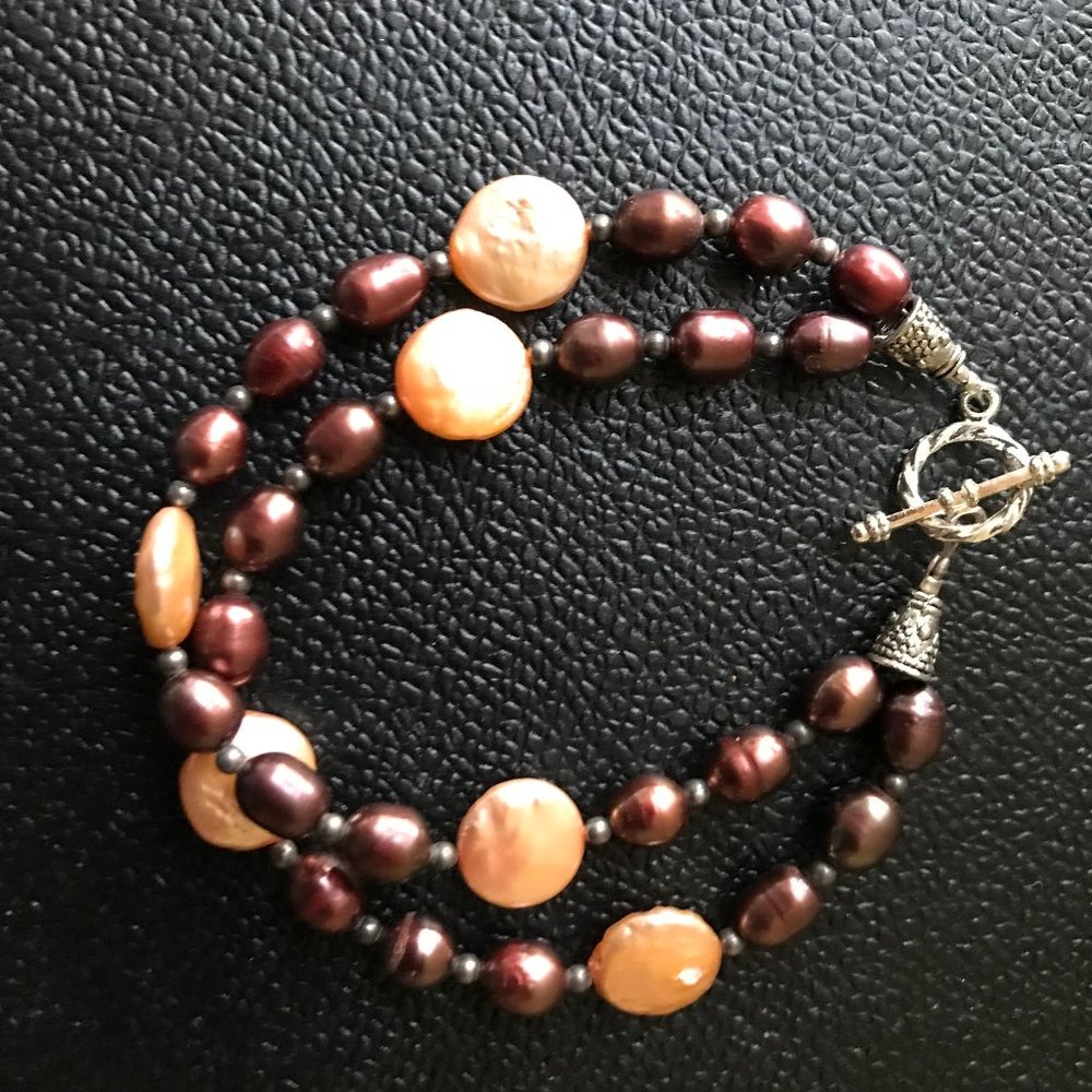 handmade in USA FW bracelet  2 strands